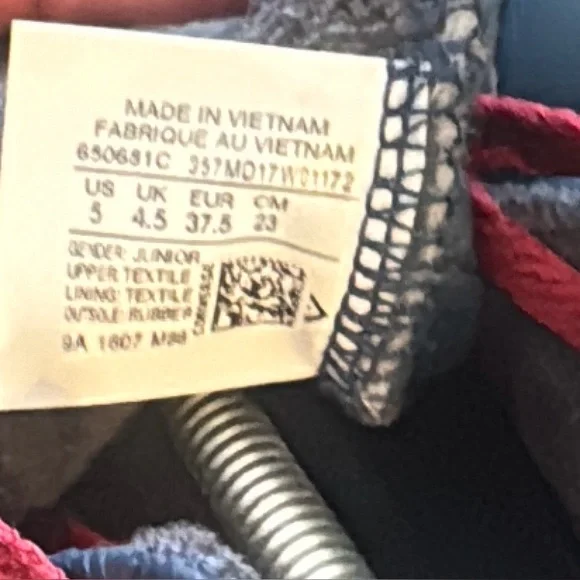 Converse Boys Chuck Taylor All Star 650681C Blue Casual Shoes Sneakers Size 5 - Picture 5 of 6